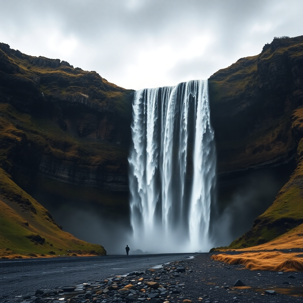 travel photography Iceland waterfall